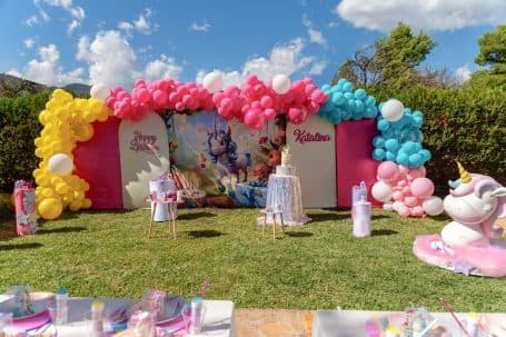 Magical party decoration detail